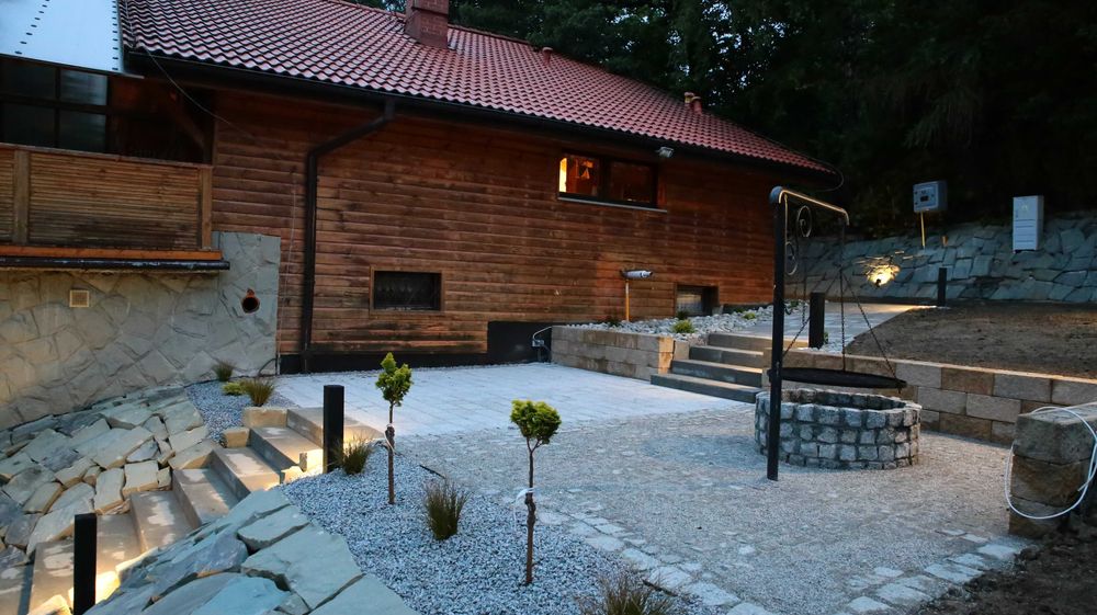 Domek z sauną-noclegi-Domek Brenna