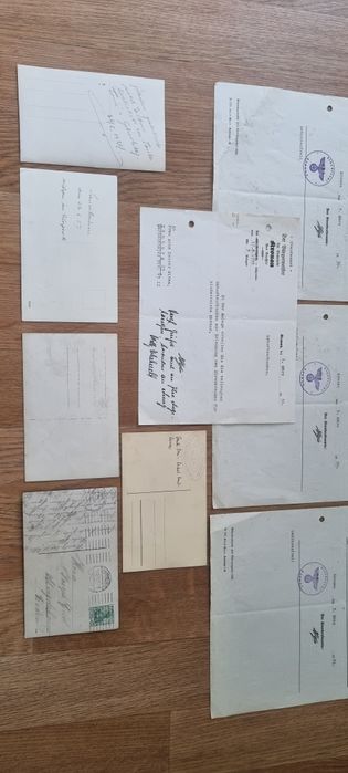 1910 - 1939 Akty urodzenia i pocztowki