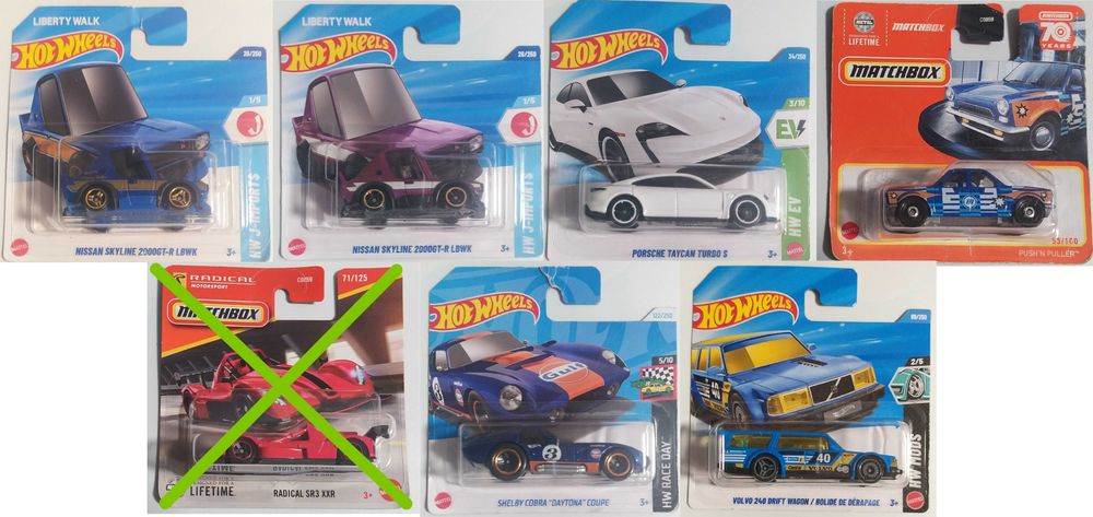 Hot Wheels & Machbox