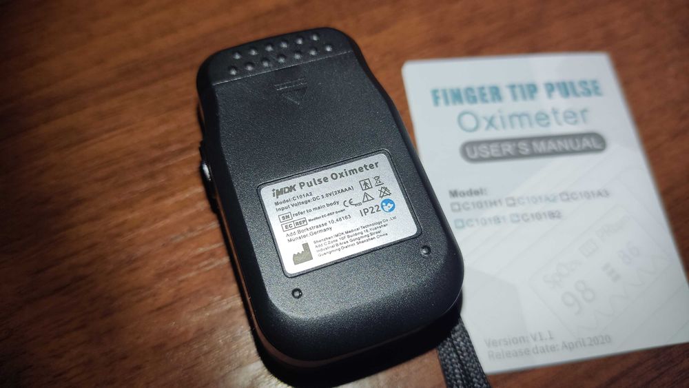 Пульсоксиметер Pulse Oximeter C101A2