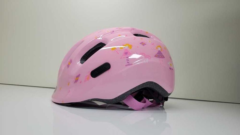 ABUS Smiley 2.0 rose princess dziecięcy kask rowerowy S 45-50cm