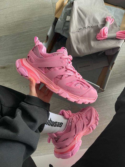 Кроссовки Balenciaga Track 3.0 Full Pink premium