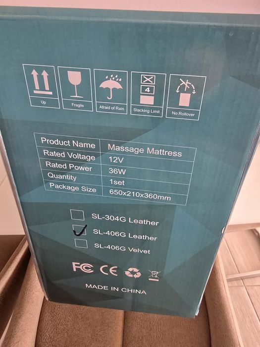 Sofa de massagens com aquecimento