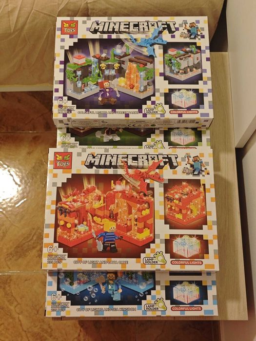 Blocos de construção Minecraft 4 em 1