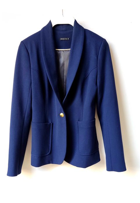 Mohito klubowa granatowa marynarka żakiet 34 36