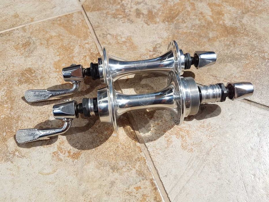 piasty Campagnolo, 36h, komplet + zaciski, vintage, stan SUPER !!!