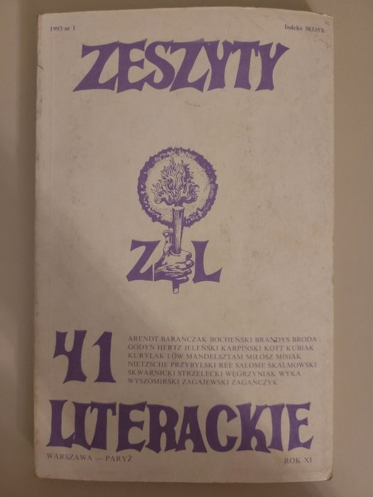 Zeszyty Literackie nr 41