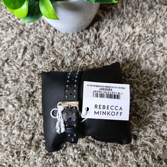 Nowy zegarek damski Rebecca Minkoff skórzany pasek