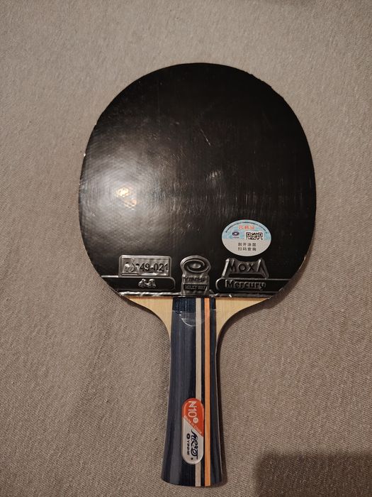 Złożona rakietka Yinhe N10s i Mercury II medium, tenis stołowy