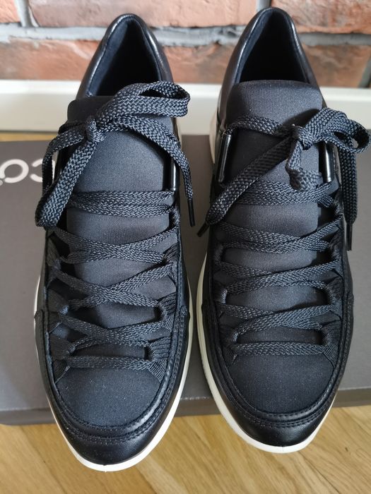 Ecco Flexure Runner II czarne sneakersy sportowe buty addidasy