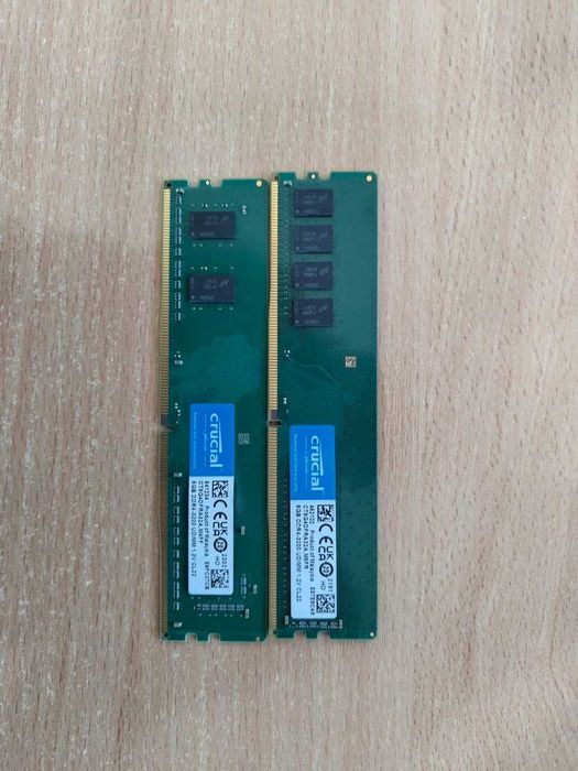 Оперативна пам'ять Crucial DDR4 2x8Gb 16Gb 3200