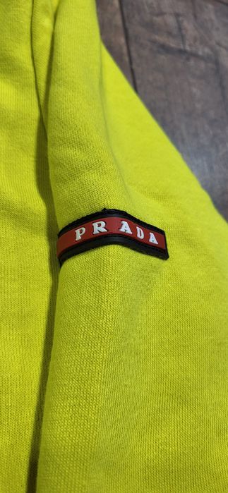Żółta bluza damska zasuwana neon bawełna premium S M