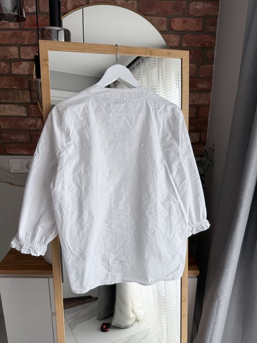 bluzka fransa | rozm. m | oversize | haft | 100% bawełna