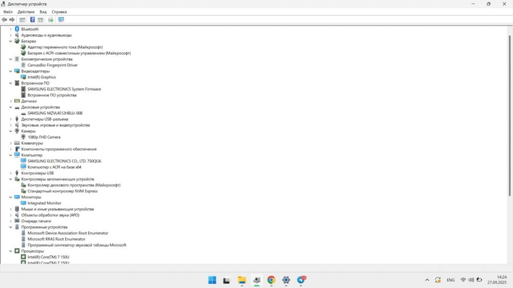 Samsung Galaxy Book4 360 Touch AMOLED Intel Core 7 150U/16Gb/512Gb SSD