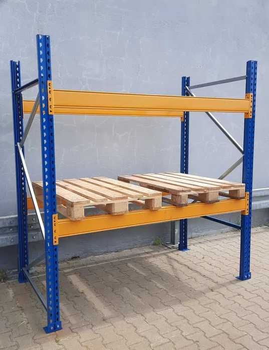 Regały paletowe do warsztatu Jungheinrich, regał do magazynu 215x190cm
