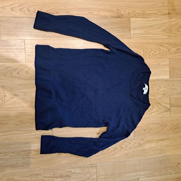 Sweter, bluzka, wełna, Selected, M granatowa