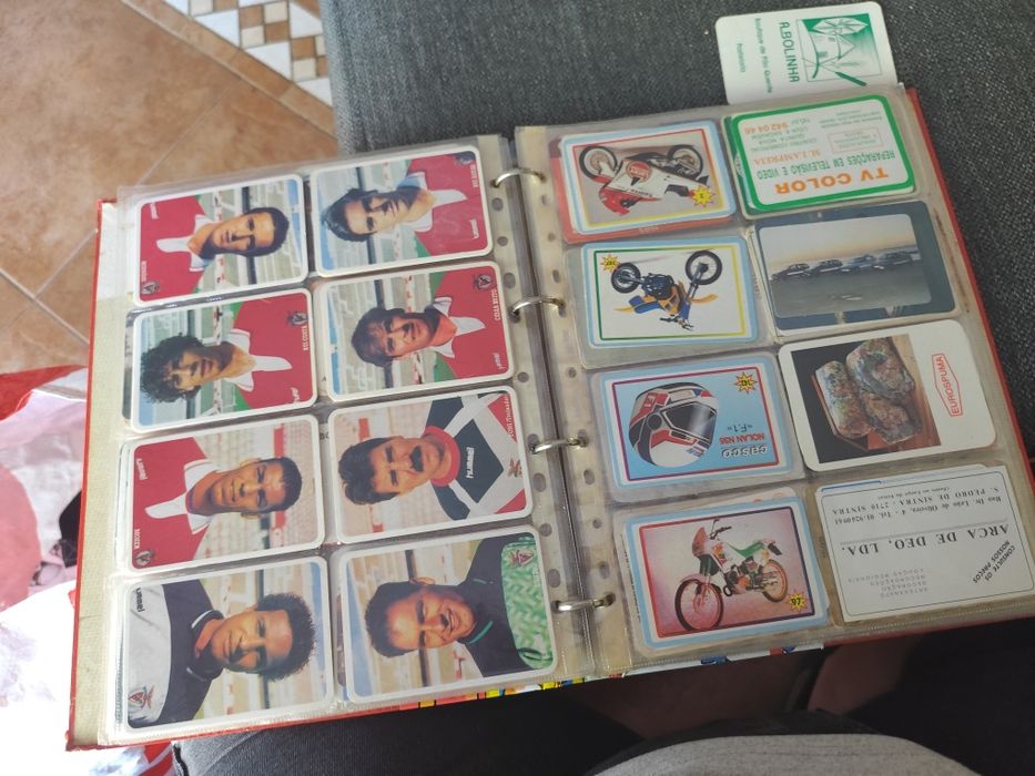 Álbum de Calendários de Bolso Vintage (Anos 80/90) - Benfica, Sumol, Tabaco,  Olá, Coca-Cola entre outros