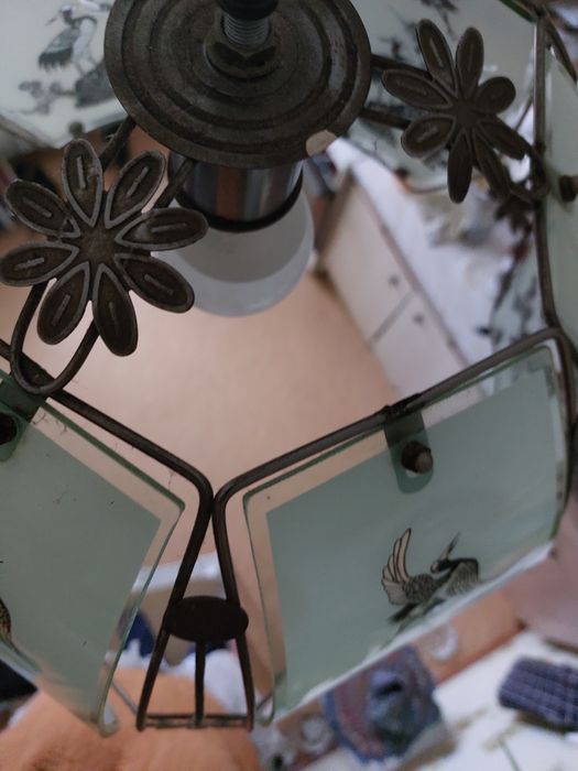 Люстра скляна відкрита