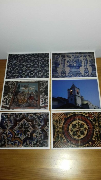 Conjunto de postais de núcleos museológico portugueses
