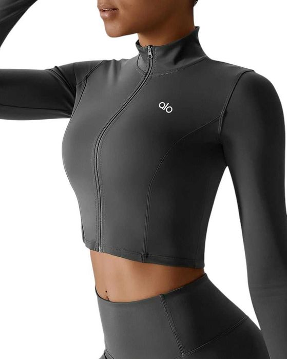 Куртка Alo Yoga Sleek Zip Jacket Graphite