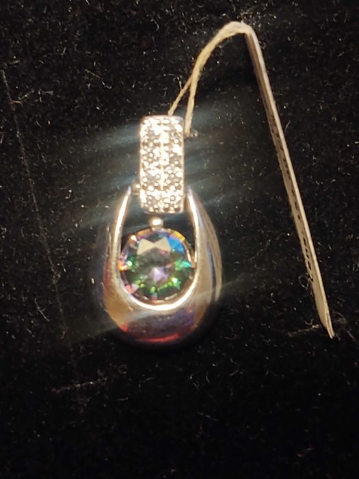 Zawieszka topaz srebro 925