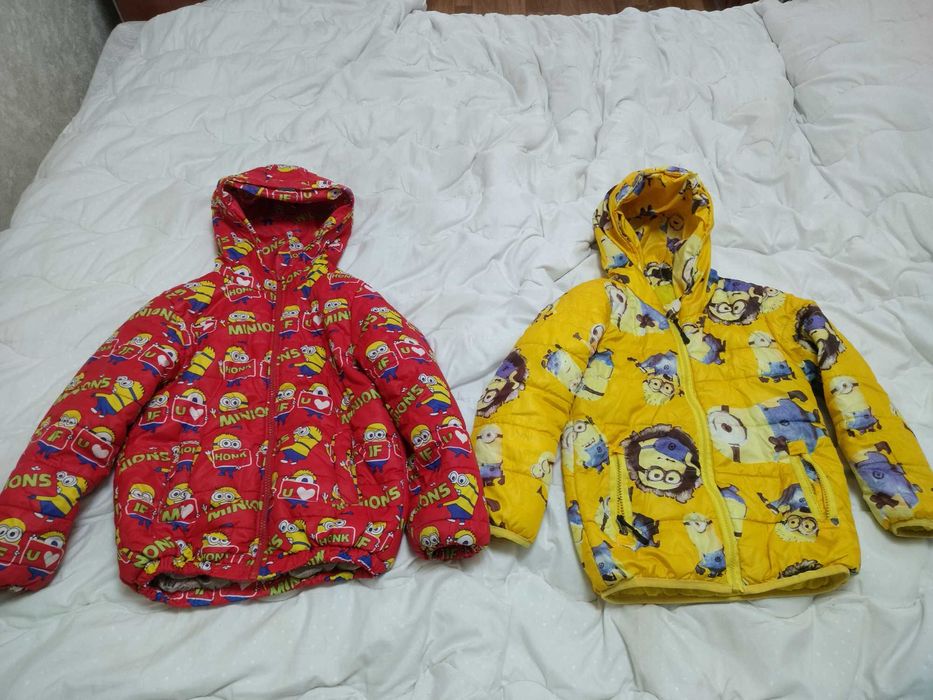 Продам детские куртки 116-122см