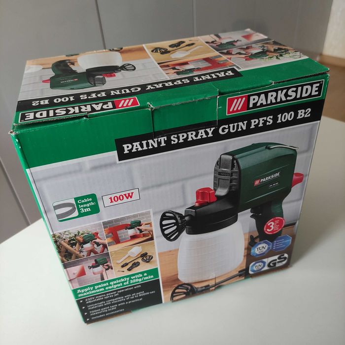 Elektryczny Pistolet Malarski Parkside PFS 100 B2 - 100W - Nowy