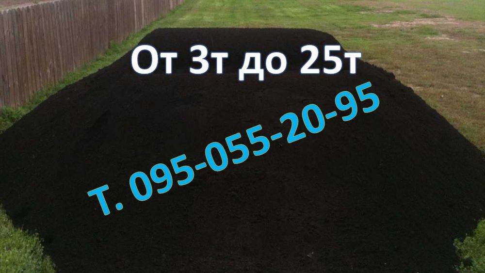 Чернозем плодородный, верхний слой.