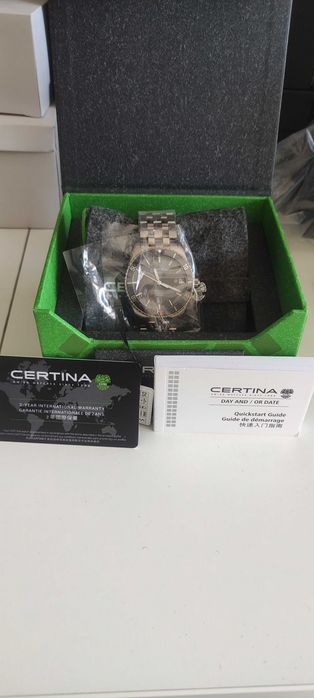 Piękna Nowa Certina DS FIRST Ceramic TITANIUM.