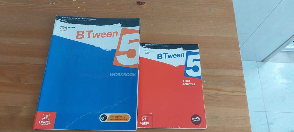 Manual e livro de fichas de Inglês 5º ano - BTween 5