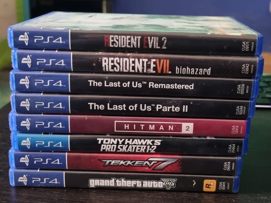 16 jogos ps4 + 1 jogo ps5