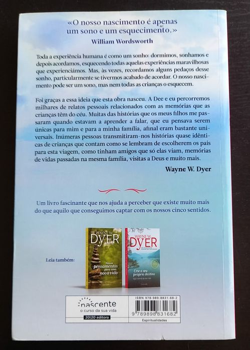 Livro Memórias do Céu - Wayne W. Dyer