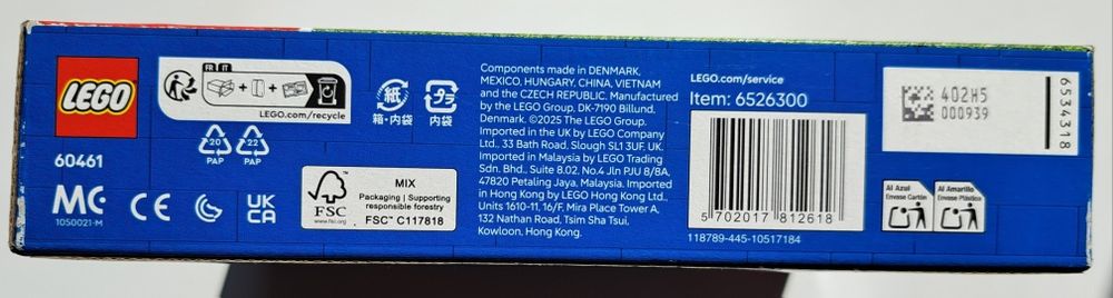 Lego 60461 Czerwony Traktor Z Przyczepą i Owcami