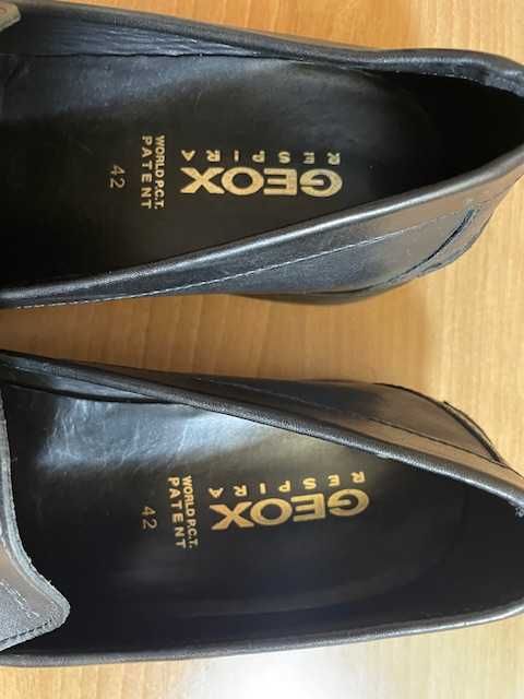 Sapatos Mocassim Geox Preto Tam. 42 Como Novos