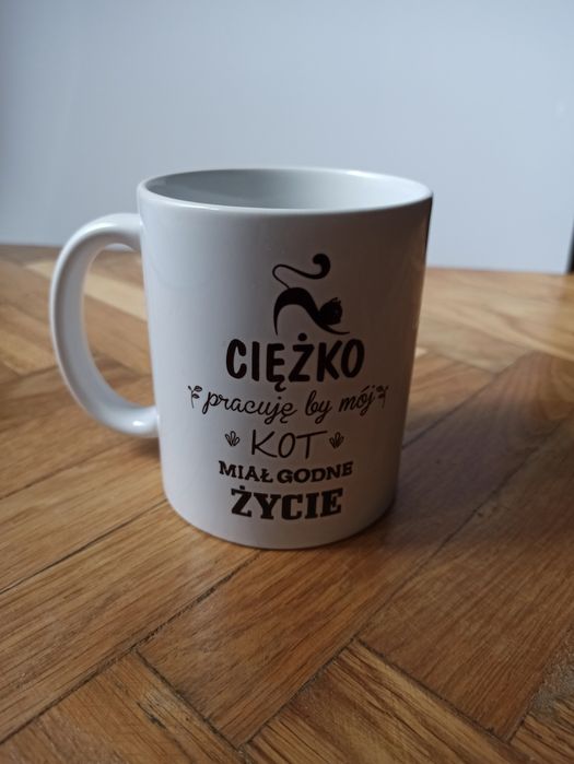 Kubek kot lubię koty kociara
