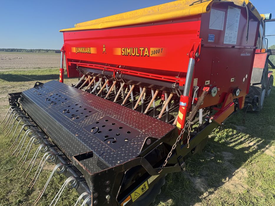 Сівалка Зернова Дискова 3-метри Simulta Junkkari 3000T як Vaderstad