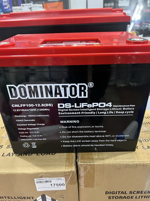 Lifepo4 100Ah аккумулятор Dominator