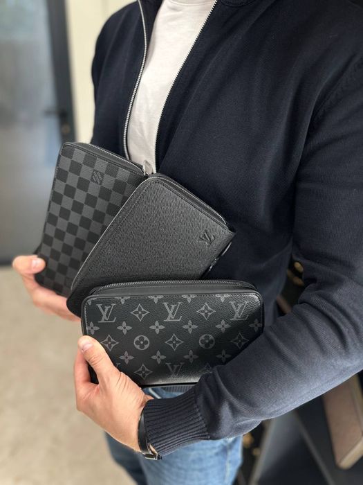 Портмоне кошелек Louis Vuitton мужской повний комплект бутика