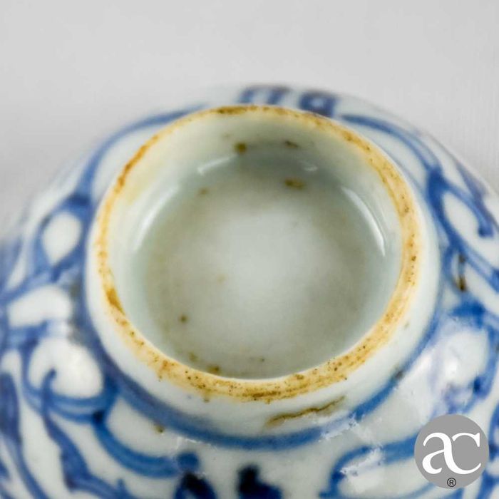 Taça porcelana da China, dinastia Qing, símbolo de dupla felicidade n6