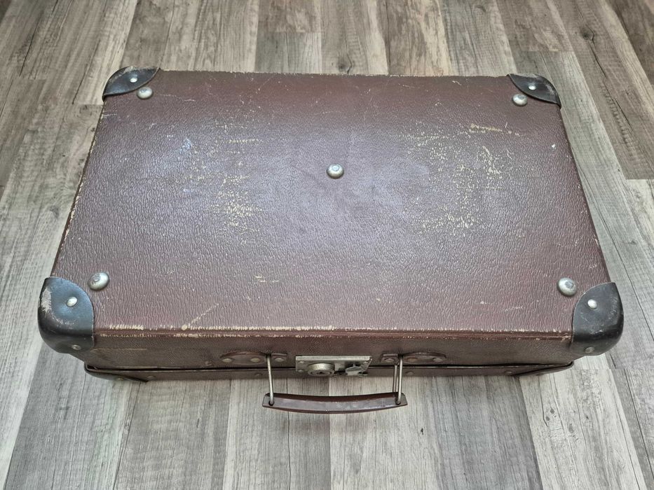 stara retro vintage walizka PRL 45x28x14