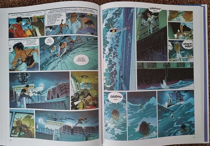 BD - Largo Winch: Mar Negro ; Ira Vermelha (Álbum Duplo)