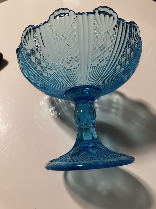 Błękitna Owocarka wachlarze. Ząbkowice.       PRL