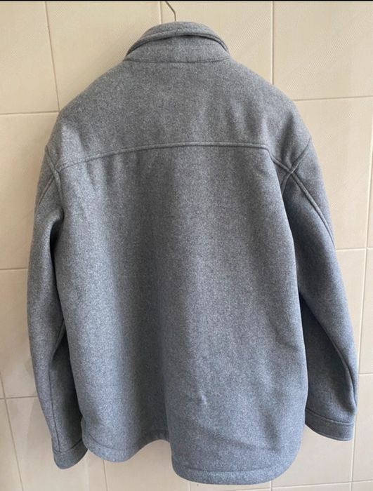 Camisa Cinzenta Zara Mulher