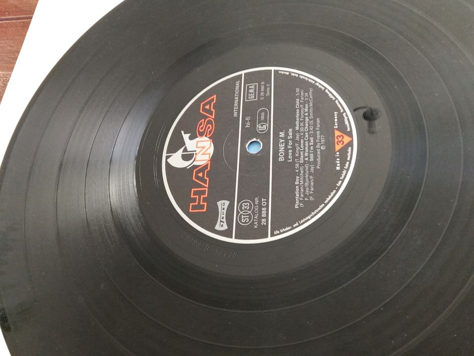 Płyta winylowa Boney M Live For Sale 1977 r.