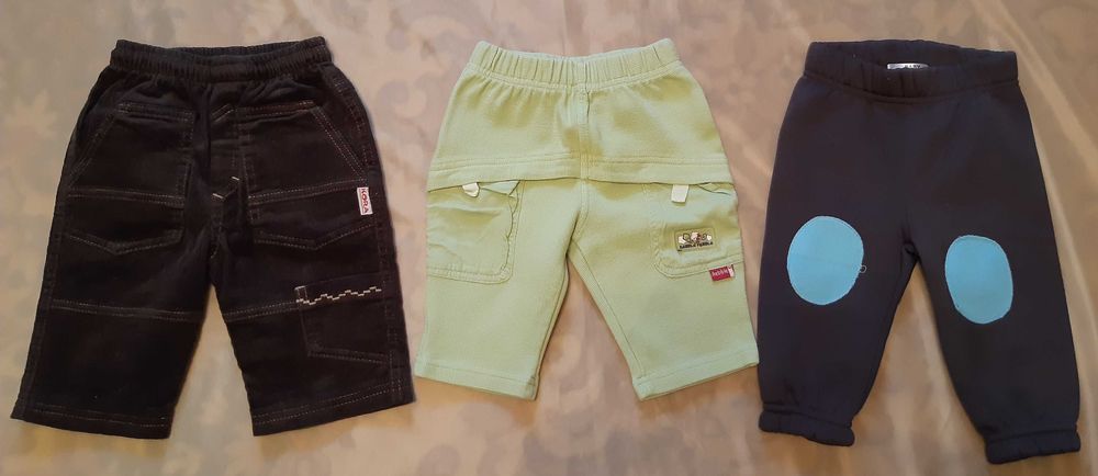 TANIO! 3 pary spodni, rozmiar 68, 3zł / sztuka