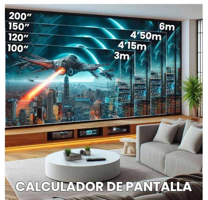 Projetor Unicview K5000 4K – Android TV, Netflix e YouTube