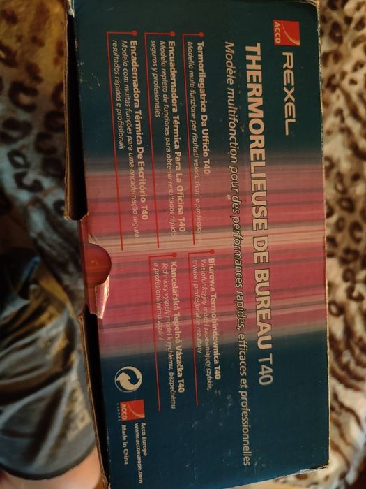 nowa Bindownica termiczna REXEL T40