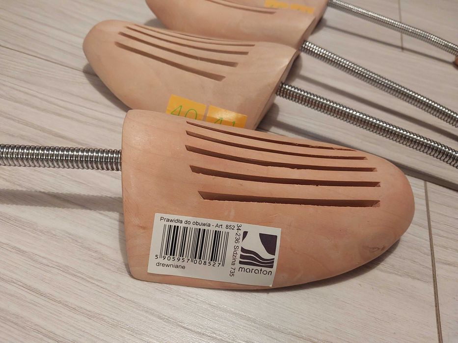 Prawidła wkładki do butów cedrowe rozmiar 40-41 dwa zestawy