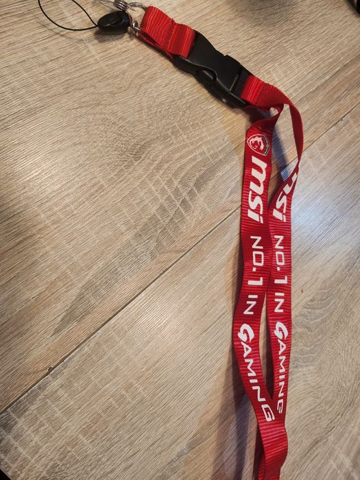 Smycz gamingowa MSI gaming nowa