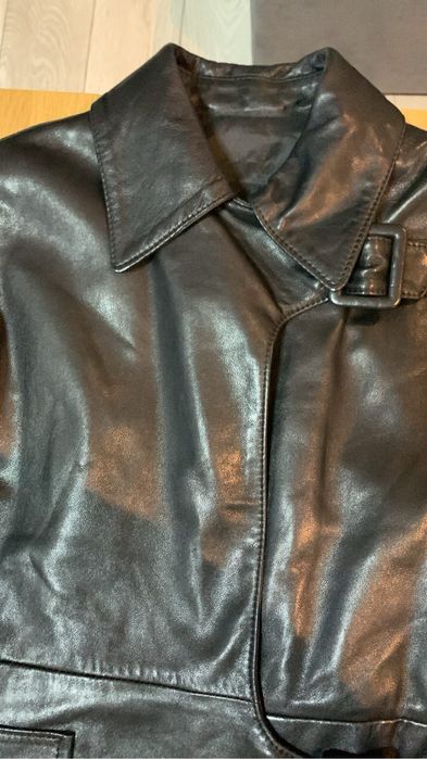 Жіночий шкіряний плащ Paskal